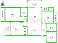 高湾绿园中高层精装修电梯边间套